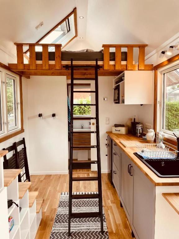 Göhren-Lebbin Tiny House Fleesensee Mit Eigenem Garten Und Nur Wenige Meter Vom Seeufer מראה חיצוני תמונה