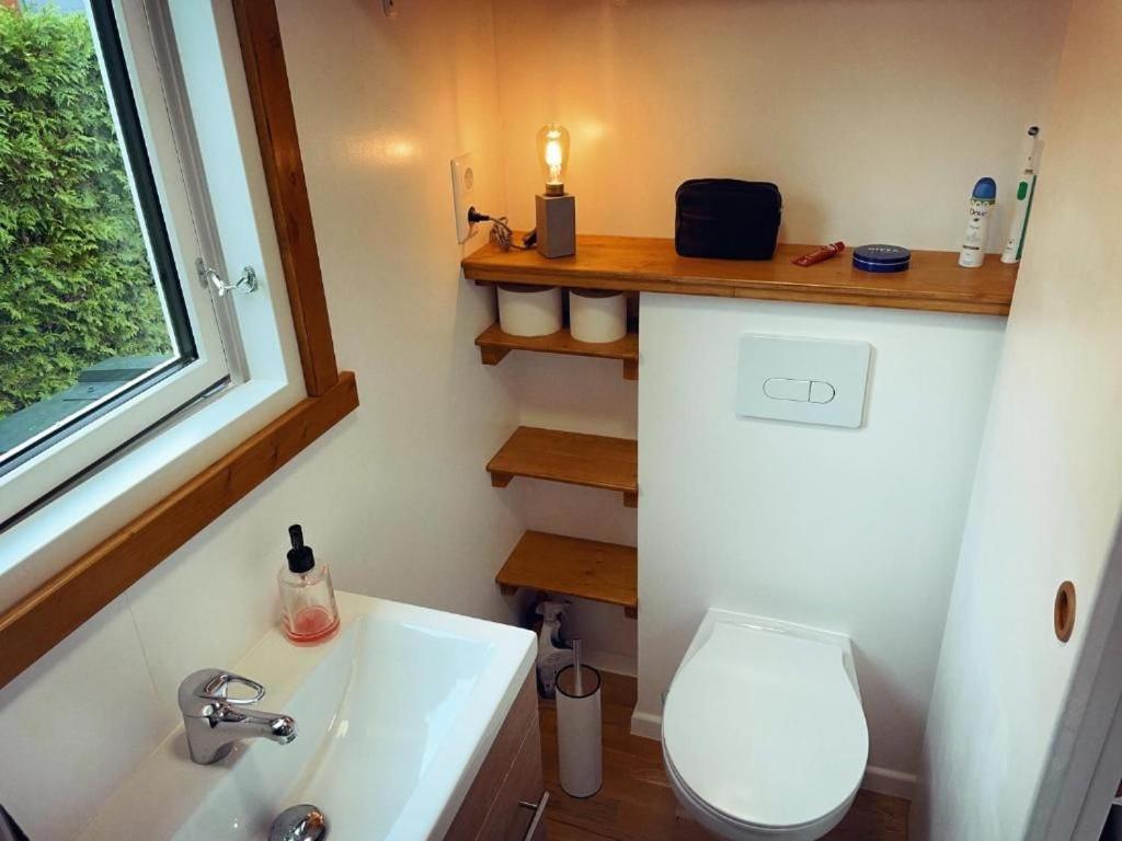 Göhren-Lebbin Tiny House Fleesensee Mit Eigenem Garten Und Nur Wenige Meter Vom Seeufer מראה חיצוני תמונה
