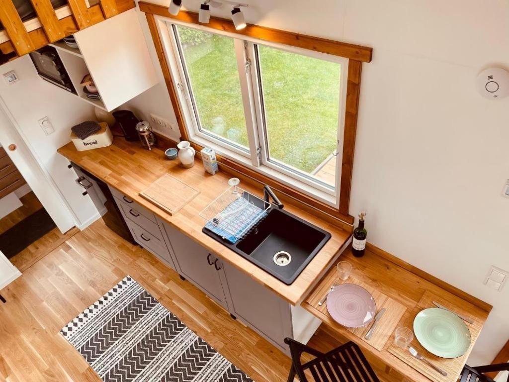 Göhren-Lebbin Tiny House Fleesensee Mit Eigenem Garten Und Nur Wenige Meter Vom Seeufer מראה חיצוני תמונה