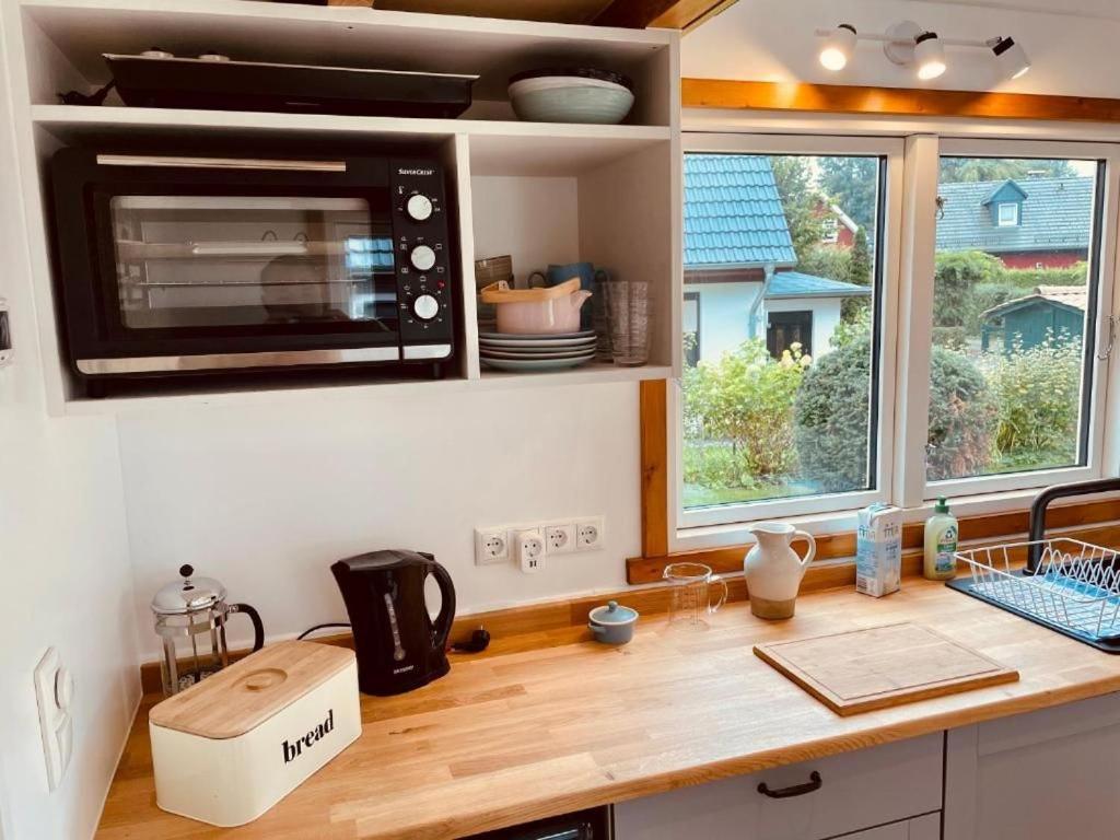 Göhren-Lebbin Tiny House Fleesensee Mit Eigenem Garten Und Nur Wenige Meter Vom Seeufer מראה חיצוני תמונה